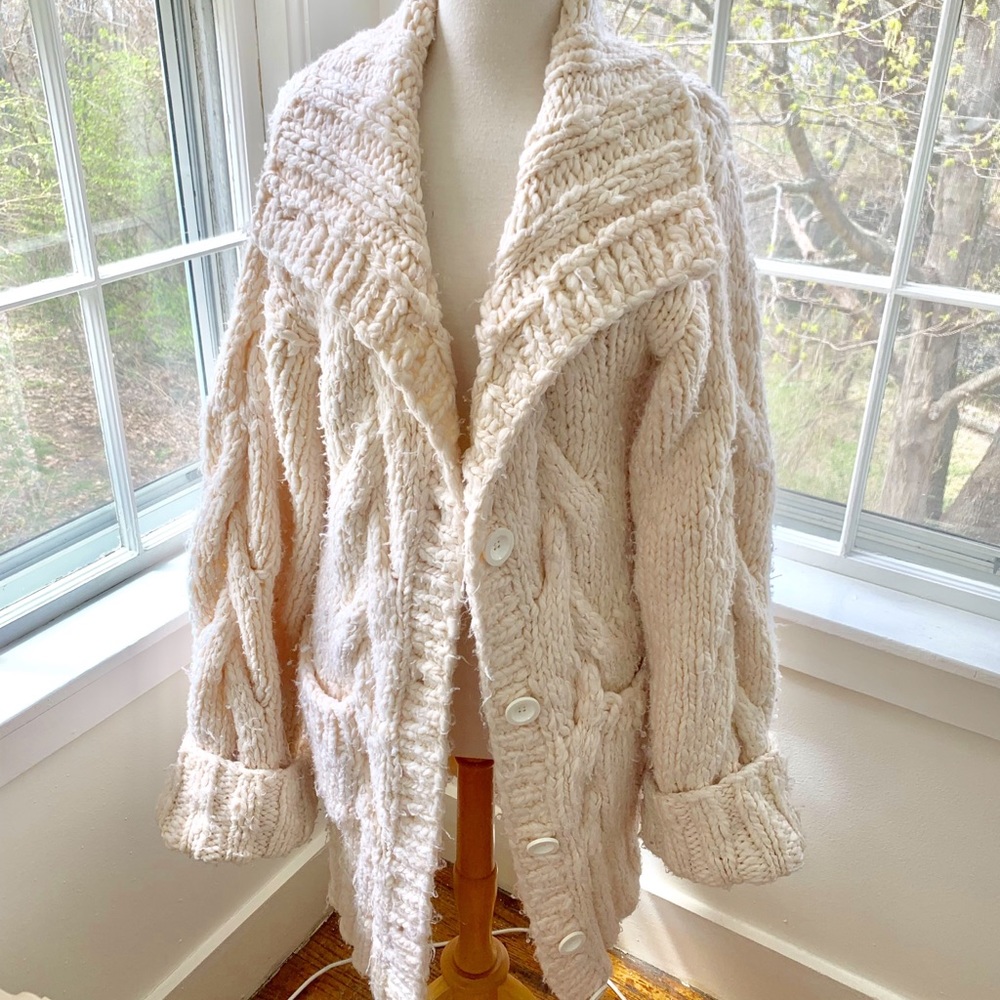 NYC DESIGNER doo.ri chunky oversized sweater coat - Picture 2 of 12